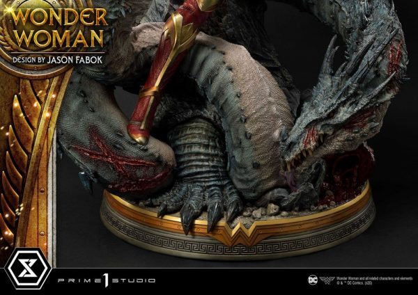 DC COMICS - Statuette 1/3 Wonder Woman vs Hydra 81 cm – Image 27