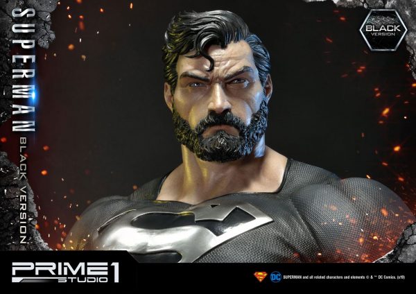 DC COMICS - Statuette Superman 1/3 Black Suit Version 106 cm – Image 15