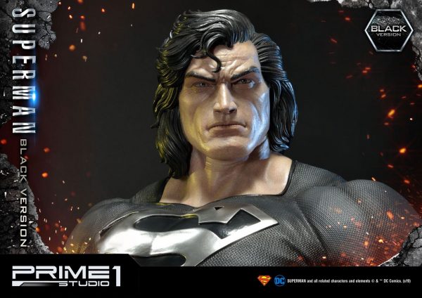 DC COMICS - Statuette Superman 1/3 Black Suit Version 106 cm – Image 16
