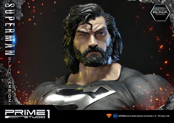 DC COMICS - Statuette Superman 1/3 Black Suit Version 106 cm – Image 17