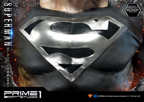 DC COMICS - Statuette Superman 1/3 Black Suit Version 106 cm – Image 18