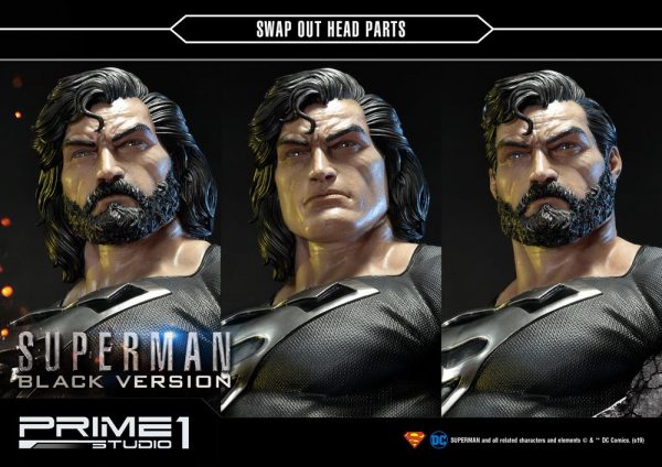 DC COMICS - Statuette Superman 1/3 Black Suit Version 106 cm – Image 20