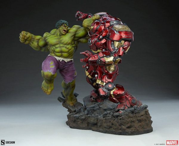 MARVEL - Statuette Hulk vs Hulkbuster 50 cm – Image 2