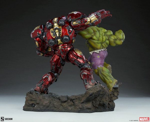 MARVEL - Statuette Hulk vs Hulkbuster 50 cm – Image 3