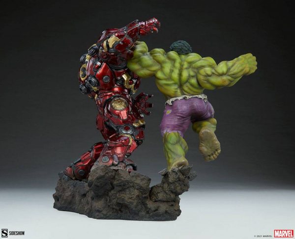 MARVEL - Statuette Hulk vs Hulkbuster 50 cm – Image 4