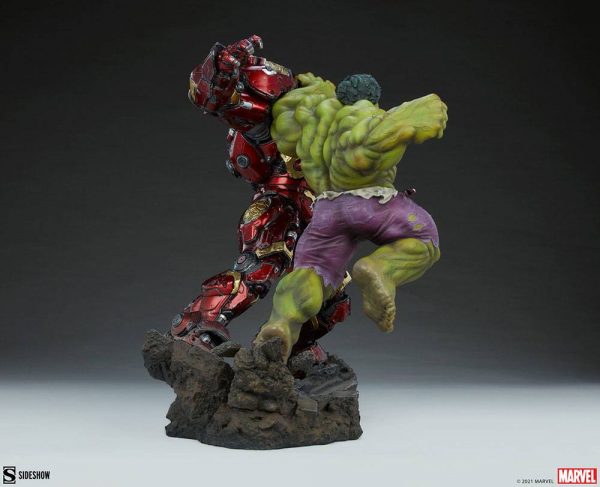 MARVEL - Statuette Hulk vs Hulkbuster 50 cm – Image 5