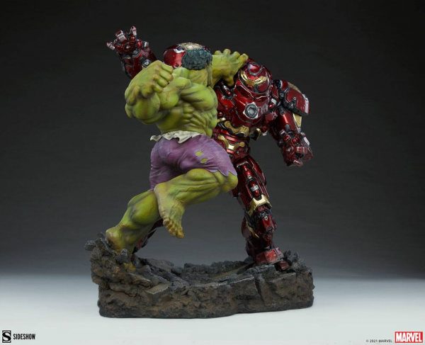 MARVEL - Statuette Hulk vs Hulkbuster 50 cm – Image 6