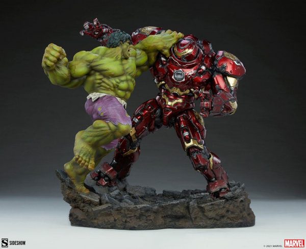 MARVEL - Statuette Hulk vs Hulkbuster 50 cm – Image 7