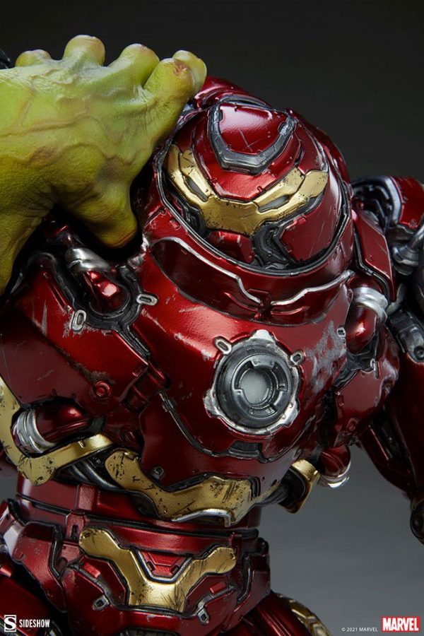 MARVEL - Statuette Hulk vs Hulkbuster 50 cm – Image 10