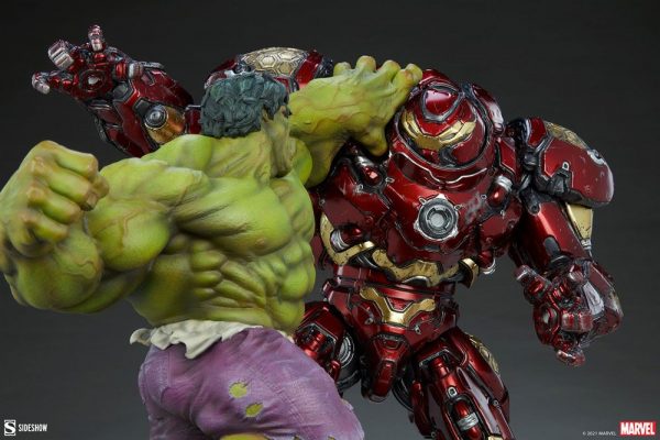 MARVEL - Statuette Hulk vs Hulkbuster 50 cm – Image 12
