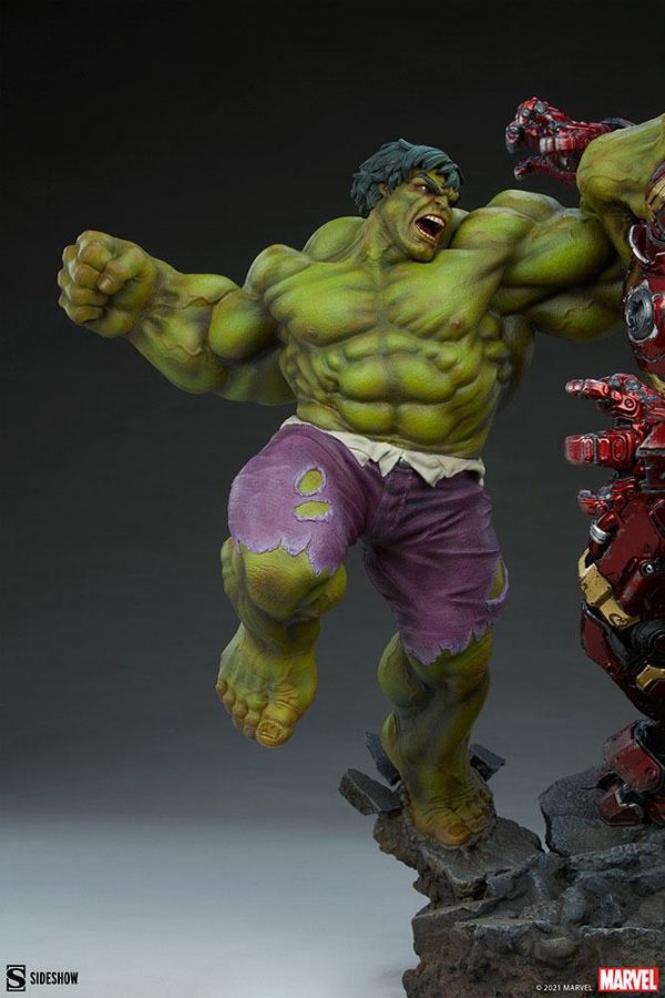 MARVEL - Statuette Hulk vs Hulkbuster 50 cm – Image 13