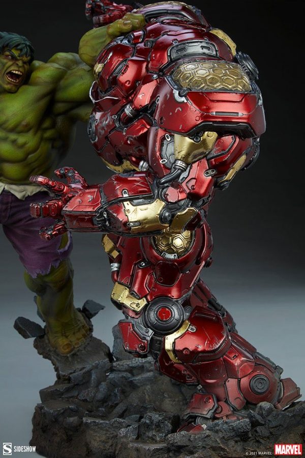 MARVEL - Statuette Hulk vs Hulkbuster 50 cm – Image 21