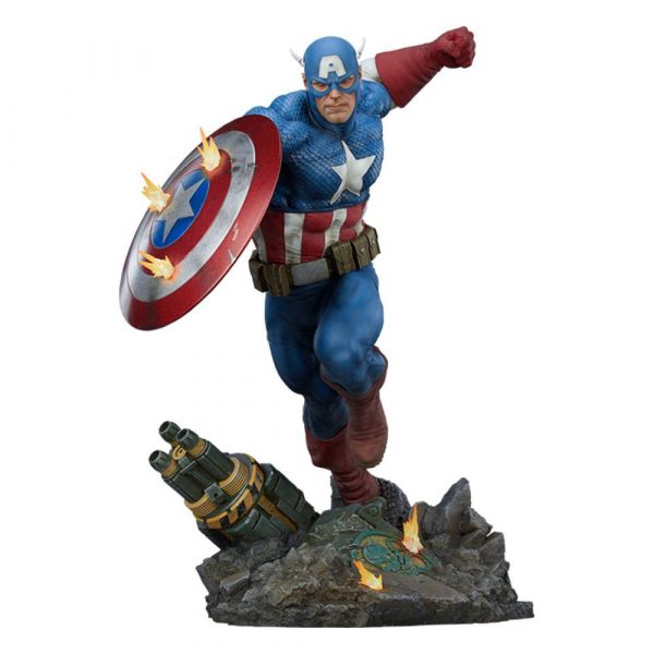 MARVEL - Statuette Premium Format Captain America 53 cm – Image 15