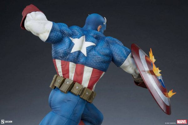 MARVEL - Statuette Premium Format Captain America 53 cm – Image 11