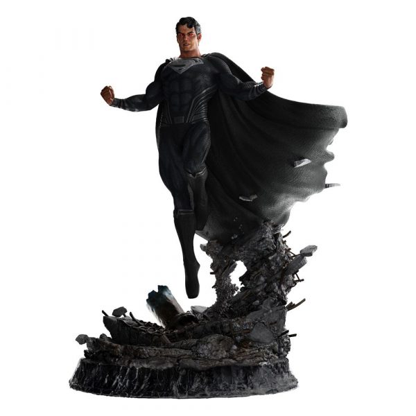 DC COMICS - Statuette Superman Black Suit 1/4 Zack Snyder's Justice League 65 cm – Image 2