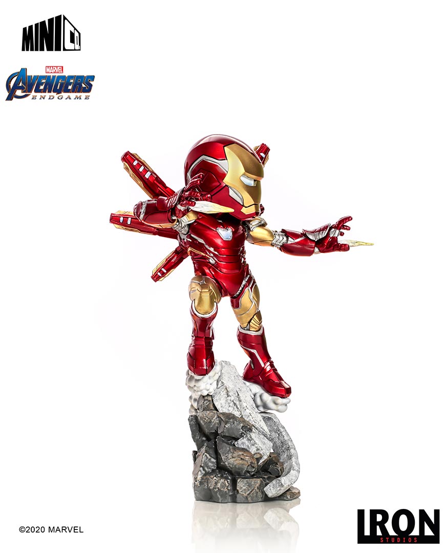 Figurine - IRON STUDIOS - Mini Co. Deluxe - Marvel's Avengers : Iron-Man -  PVC - 20 cm - La Poste