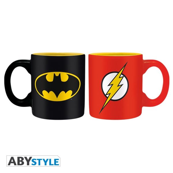 DC COMICS - Set 2 Mugs à espresso Batman & The Flash – Image 2