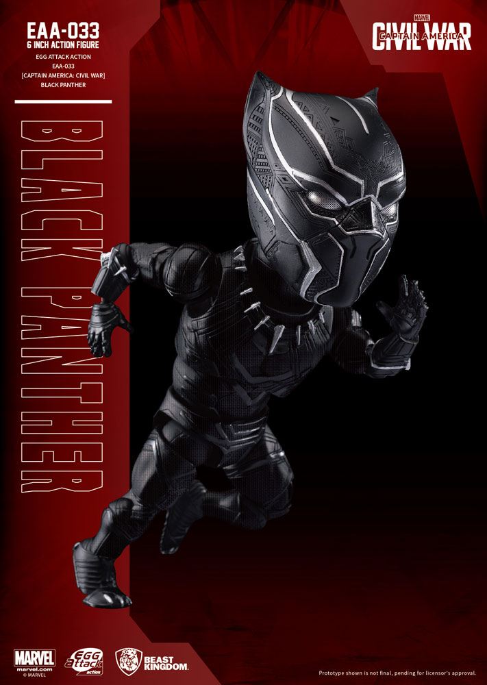 MARVEL - Figurine Black Panther Egg Attack (Captain America Civil War) 15 cm