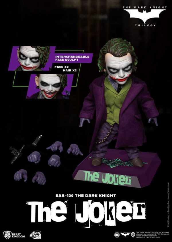 DC COMICS - Figurine Joker Egg Attack (The Dark Knight) 17 cm – Image 7