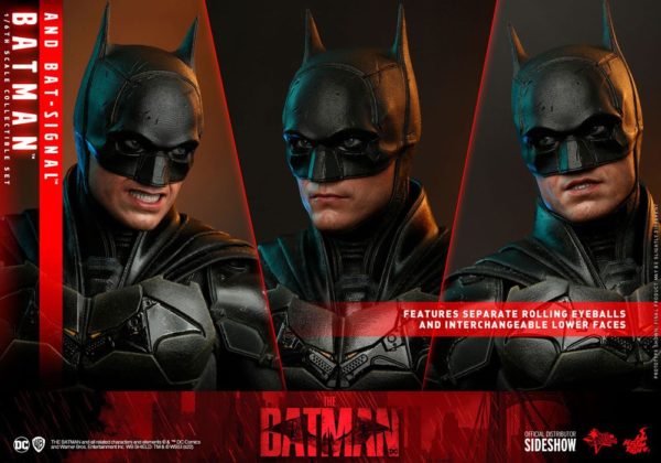 DC COMICS - Figurine Movie Masterpiece 1/6 The Batman avec Bat-Signal 31 cm – Image 17