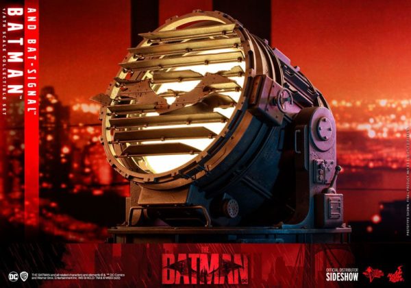 DC COMICS - Figurine Movie Masterpiece 1/6 The Batman avec Bat-Signal 31 cm – Image 19