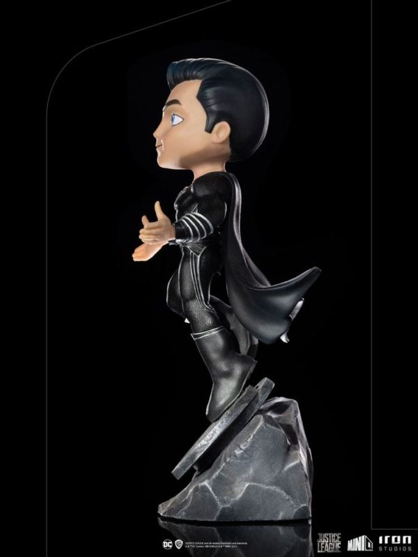 DC COMICS - Figurine Mini Co Deluxe Superman Black Suit (Zack Snyder's Justice League) 18 cm – Image 4