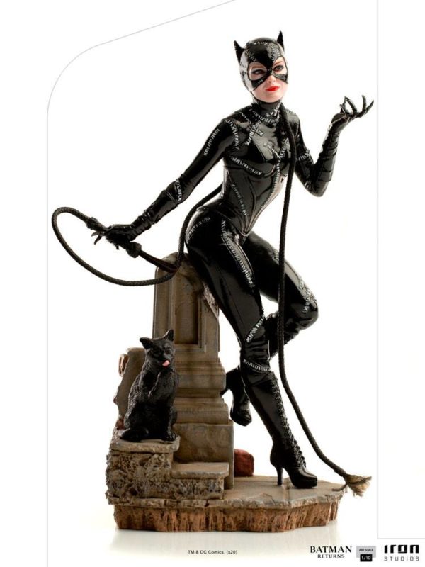 DC COMICS - Statuette Art Scale 1/10 Catwoman (Batman : Le Défi) 20 cm – Image 2