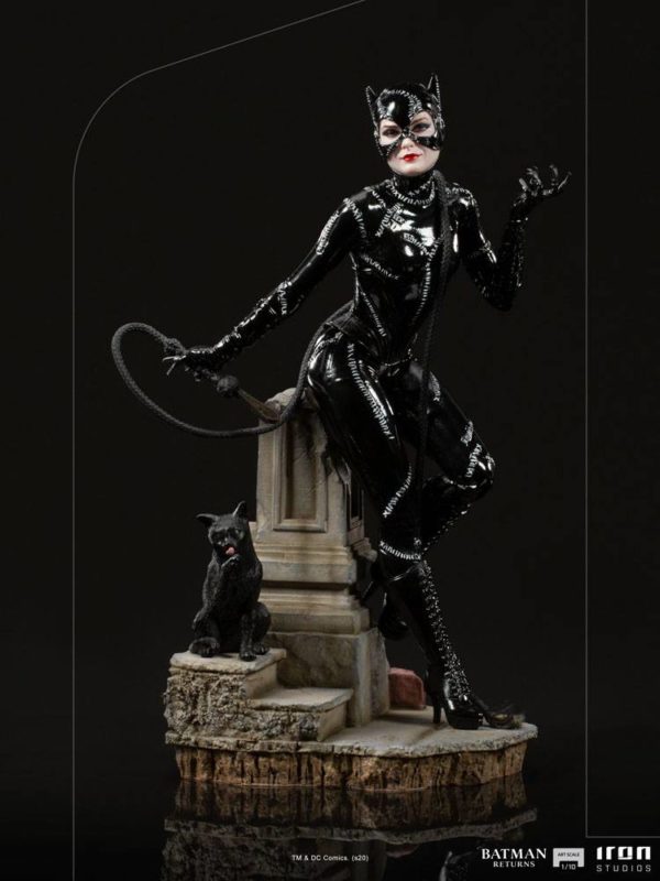 DC COMICS - Statuette Art Scale 1/10 Catwoman (Batman : Le Défi) 20 cm – Image 3