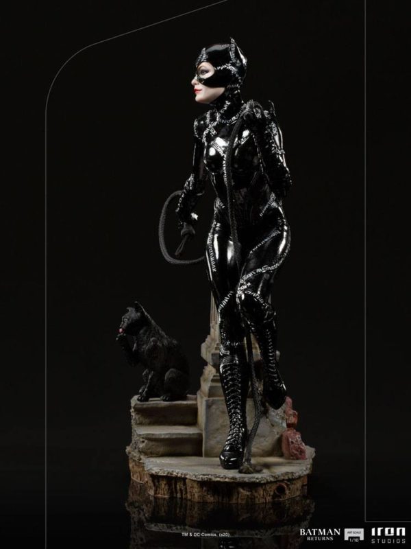 DC COMICS - Statuette Art Scale 1/10 Catwoman (Batman : Le Défi) 20 cm – Image 4