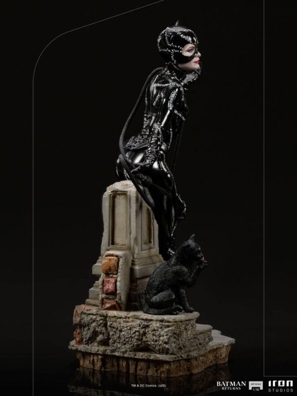 DC COMICS - Statuette Art Scale 1/10 Catwoman (Batman : Le Défi) 20 cm – Image 6