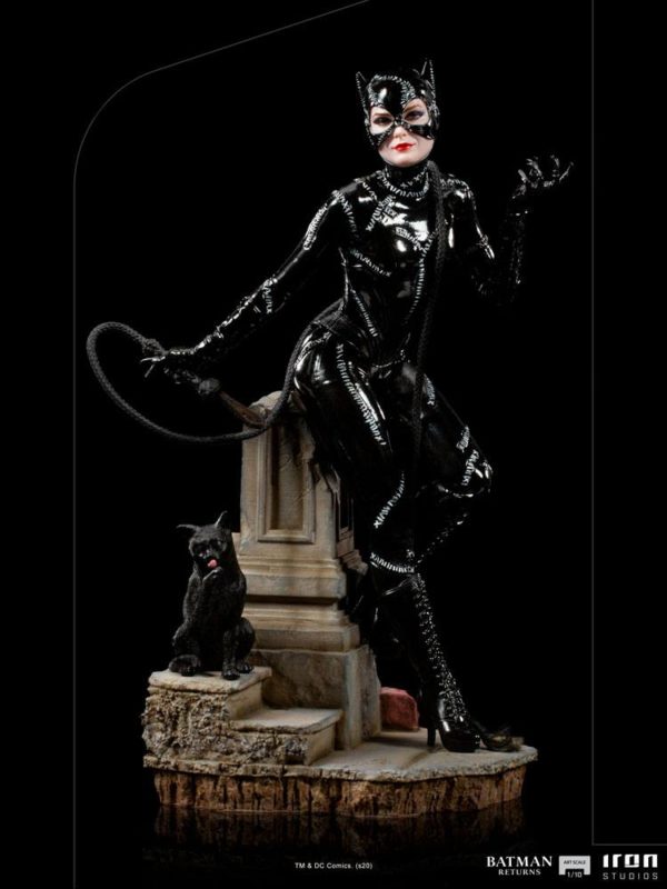 DC COMICS - Statuette Art Scale 1/10 Catwoman (Batman : Le Défi) 20 cm – Image 12
