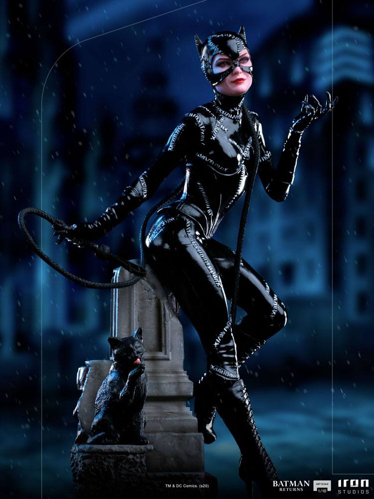 DC COMICS - Statuette Art Scale 1/10 Catwoman (Batman : Le Défi) 20 cm