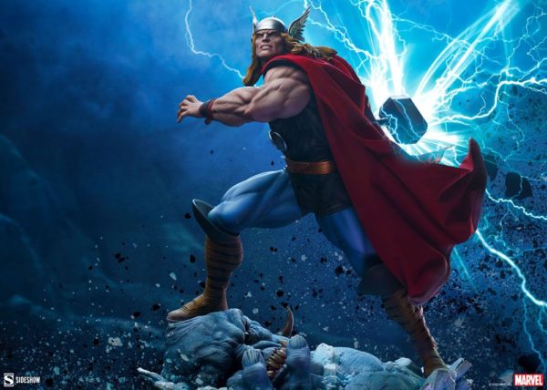 MARVEL - Statuette Premium Format 1/4 Thor Classic 56 cm – Image 3