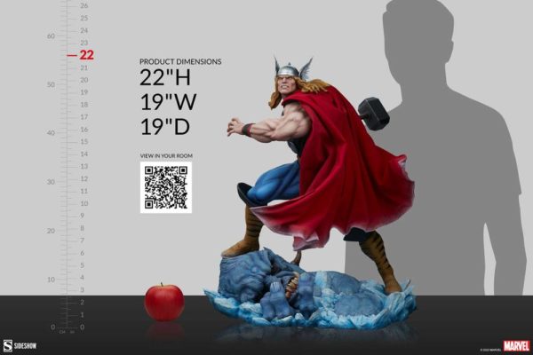 MARVEL - Statuette Premium Format 1/4 Thor Classic 56 cm – Image 6