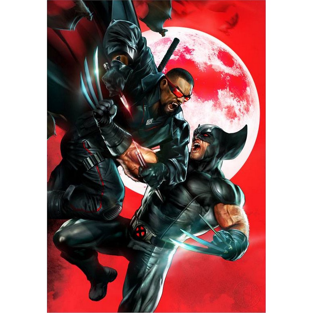 MARVEL - Art Print Wolverine vs Blade (61 x 46)