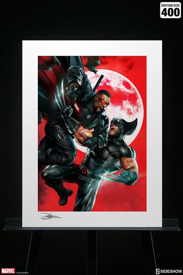 MARVEL - Art Print Wolverine vs Blade (61 x 46) – Image 3