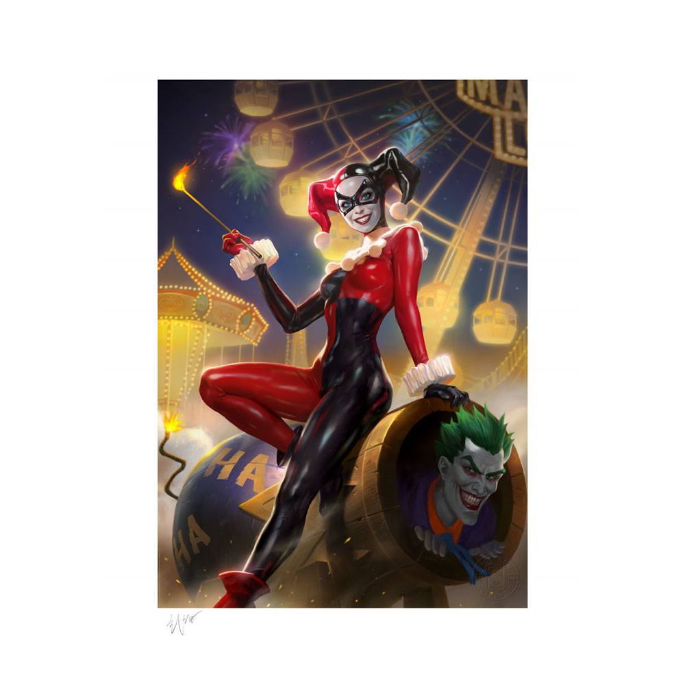 DC COMICS - Art Print Harley Quinn & The Joker (61 x 46)