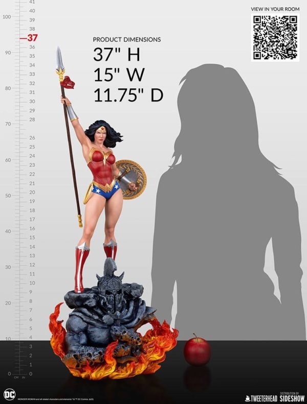 DC COMICS - Statuette 1/4 Wonder Woman Classic 94 cm – Image 21
