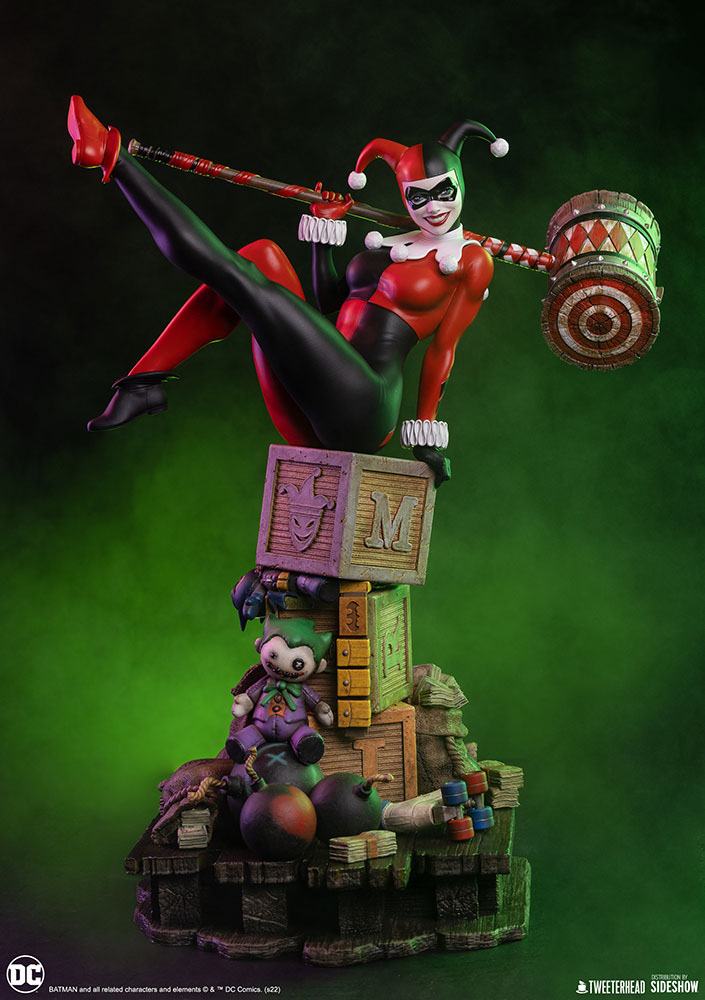 DC COMICS - Statuette 1/4 Harley Quinn 58 cm