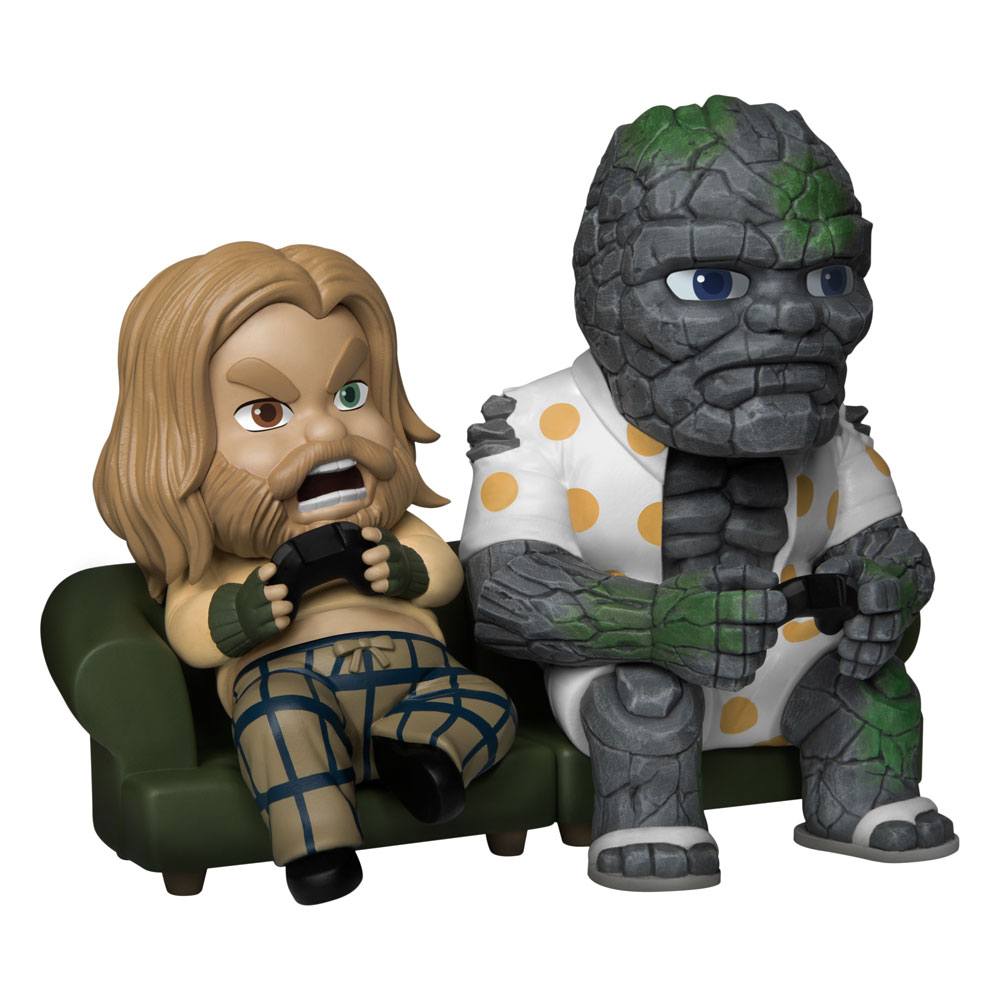 MARVEL - Figurine Thor & Korg (Bro Series) Mini Egg Attack Avengers Endgame 8 cm