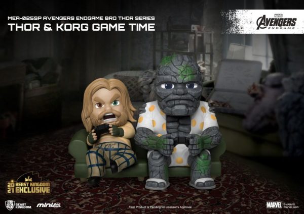 MARVEL - Figurine Thor & Korg (Bro Series) Mini Egg Attack Avengers Endgame 8 cm – Image 2