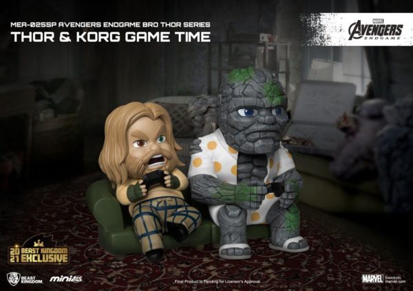 MARVEL - Figurine Thor & Korg (Bro Series) Mini Egg Attack Avengers Endgame 8 cm – Image 3
