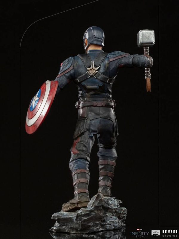 MARVEL - Statuette Art Scale 1/10 Captain America The Infinity Saga 21 cm – Image 3