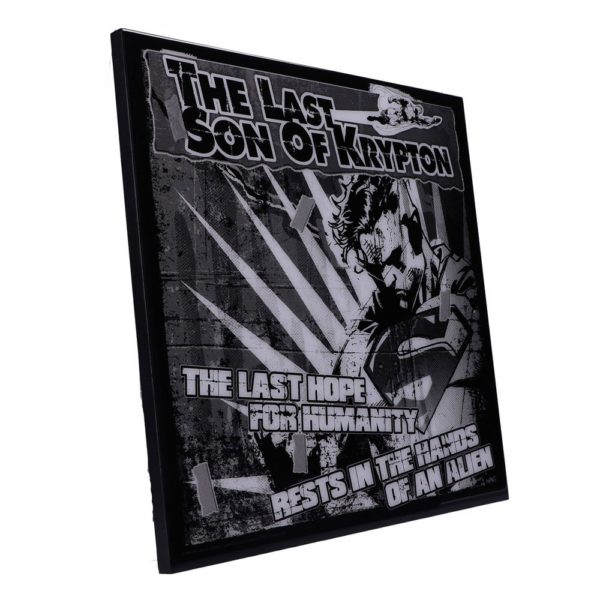 DC COMICS - Décoration Murale Crystal Clear Superman "The Last Son of Krypton" (32 x 32) – Image 3