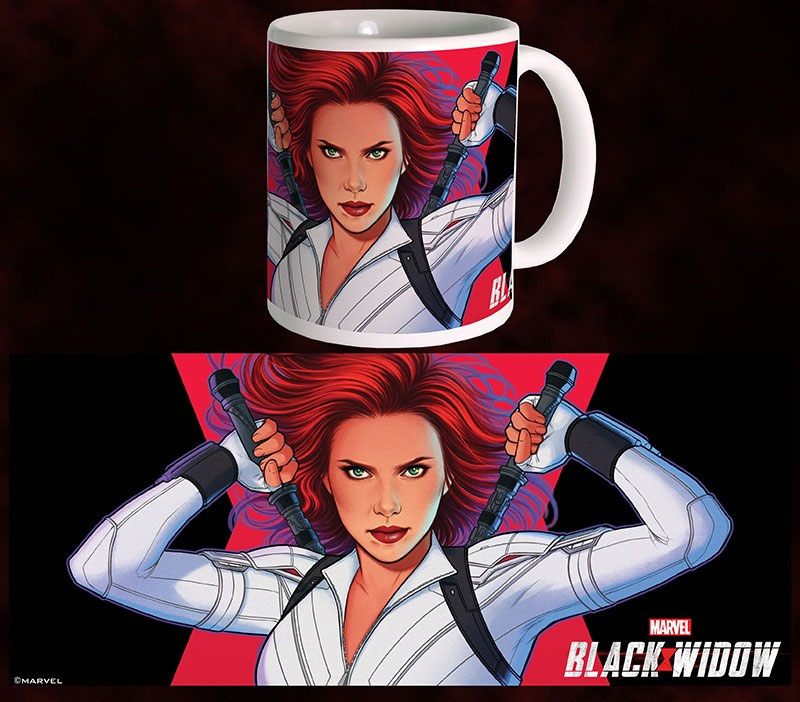 MARVEL - Mug Black Widow (Costume Blanc)