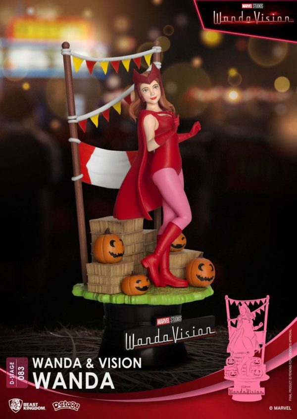 MARVEL - Figurine Diorama Scarlet Witch WandaVision D-Stage (Close Box Version) 16 cm – Image 5