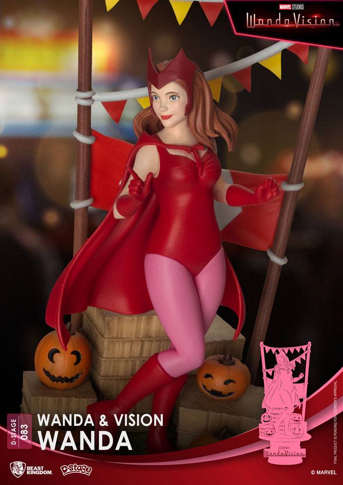 MARVEL – Figurine Diorama Scarlet Witch WandaVision D-Stage 16 cm