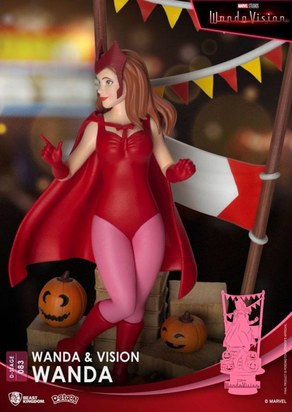 MARVEL - Figurine Diorama Scarlet Witch WandaVision D-Stage (Close Box Version) 16 cm – Image 7