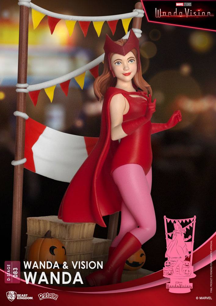 MARVEL - Figurine Diorama Scarlet Witch WandaVision D-Stage (Close Box Version) 16 cm