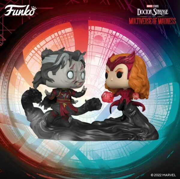 Pack Zombie Strange vs The Scarlet Witch (Doctor Strange in the Multiverse of Madness) - Figurine Marvel Funko POP Moment! n°1027 – Image 3